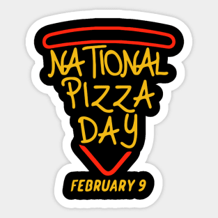 2024 National Pizza Day - February 9th Sticker